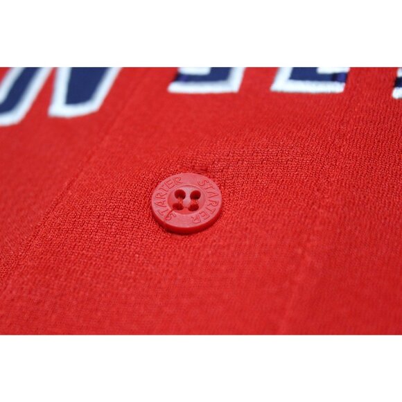 Starter 90s vintage men's MLB New York Yankees button front baseball jersey M - Picture 9 of 13